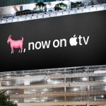 AppleTV welcome Messi to Miami with a simple billboard